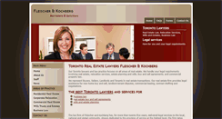 Desktop Screenshot of fklawtorontolawyers.ca